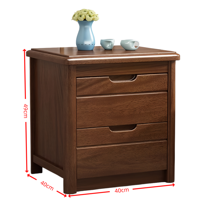 芙首泰木质床头柜400*400*490mm个高清大图