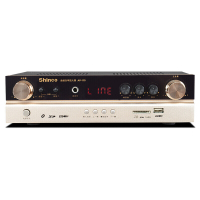 新科 (Shinco)AV-115A 定压定阻功放机 公共广播吸顶喇叭吊顶蓝牙功放 金色