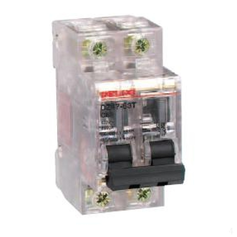 德力西 DELIXI ELECTRIC DZ47 2P D 20A 小型断路器 DZ47 透明壳 2P D 20A.
