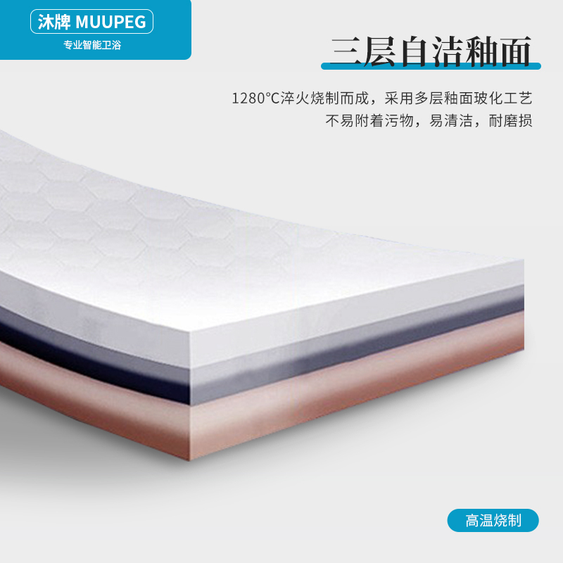 家用直冲式马桶左右排侧排水横排墙排水后排节水座便器卫生间坐便器高清大图