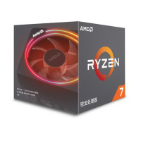 AMD 锐龙 7 2700 处理器 8核16线程 AM4 接口 3.2GHz 盒装