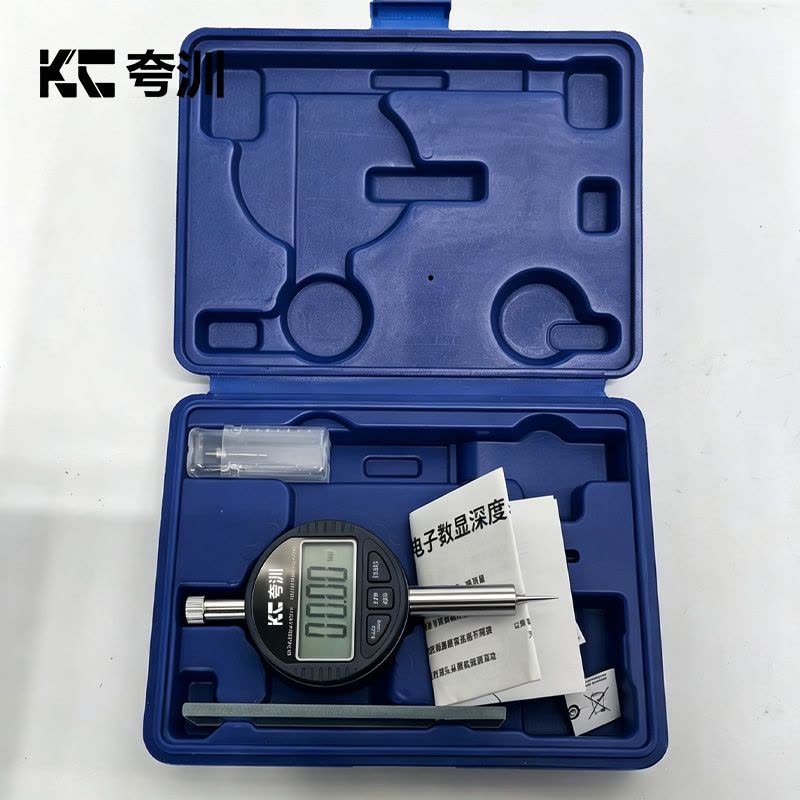 夸汌 数显百分深度表 T形表座0-25.4mm 台图片