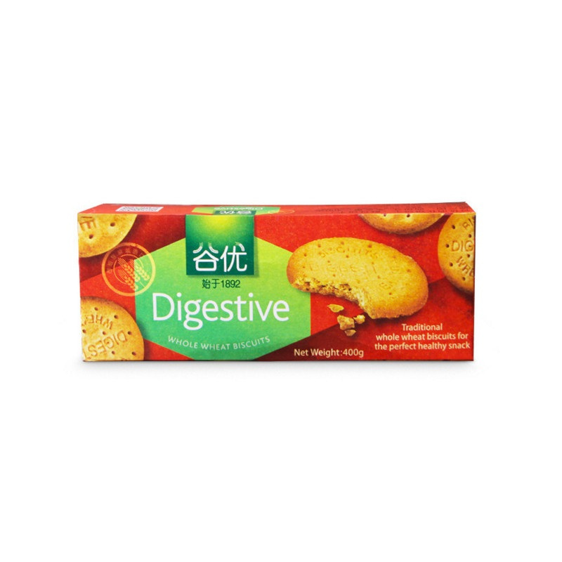 谷优(GULLON)消化饼饼干400g/盒