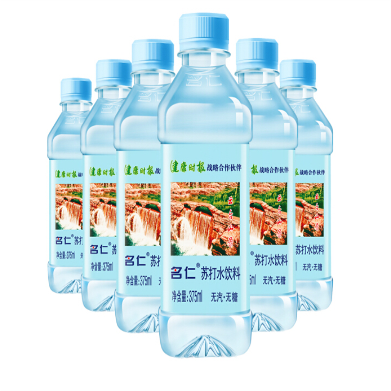 名仁 苏打水375ml*24瓶/箱