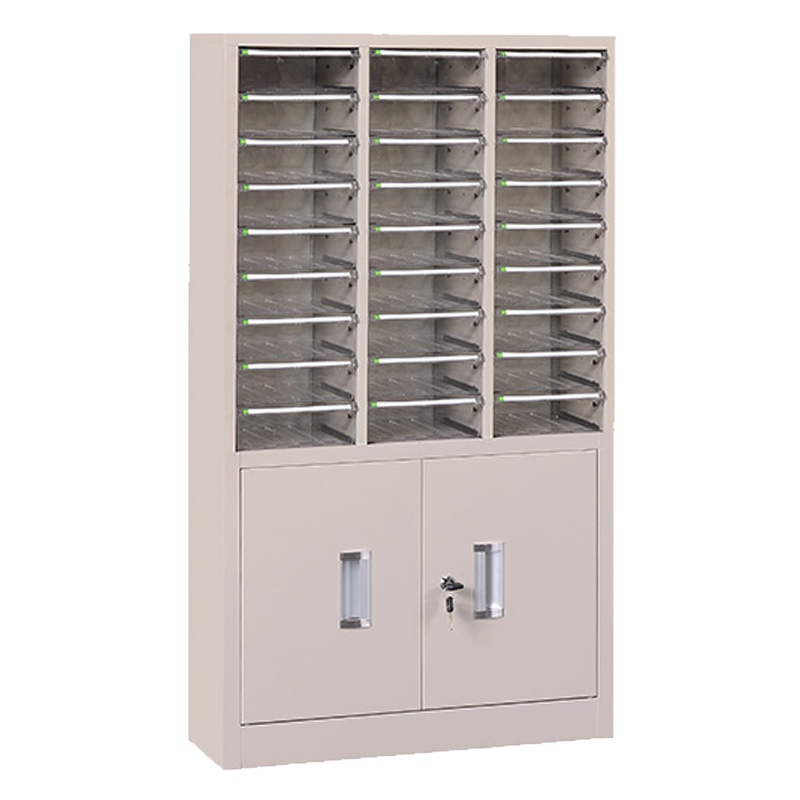 凌迪星27抽档案柜80*34*126cm台高清大图