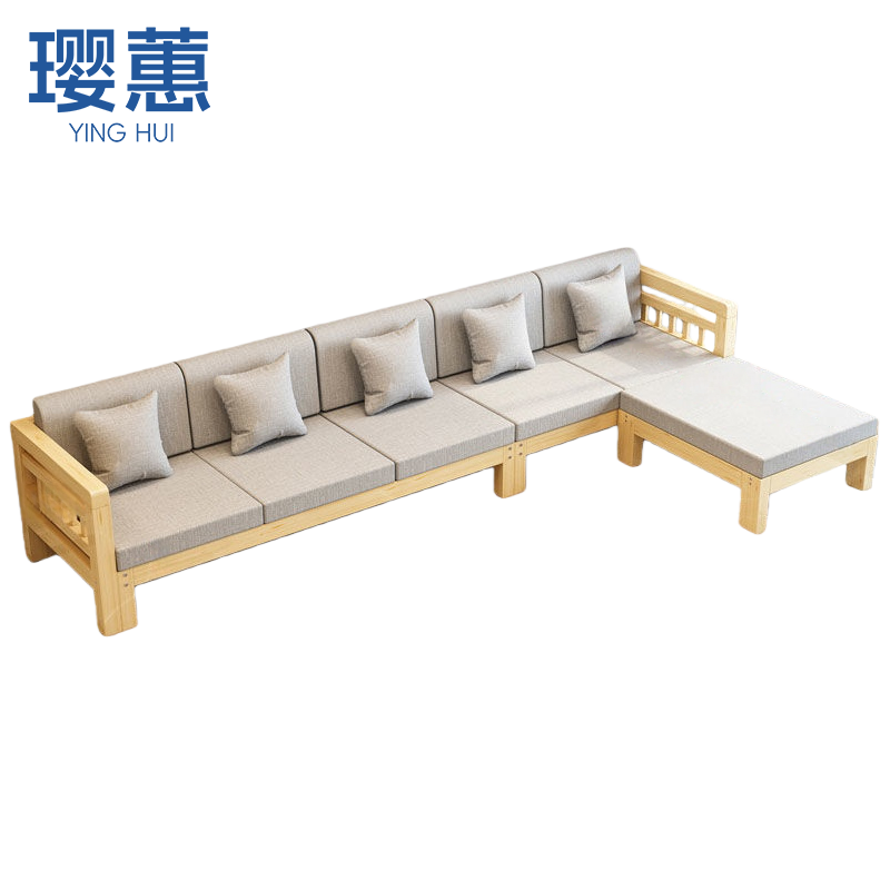 璎蕙 沙发3+贵妃榻 套高清大图