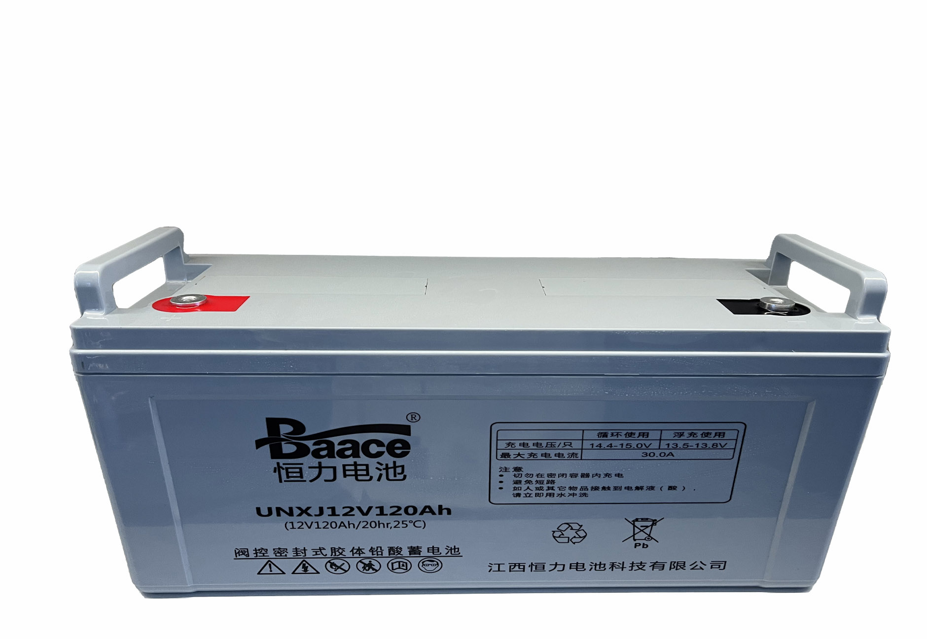 BAACE恒力 胶体蓄电池 UNXJ 12V120AH 块