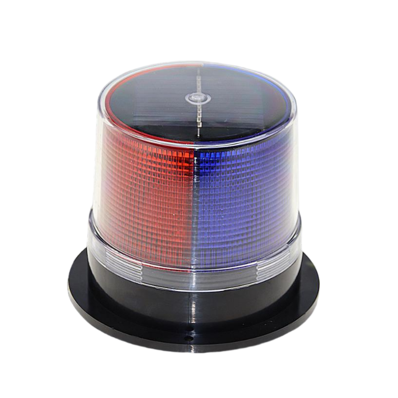 羚翎 LLBJQ-10 DC3.6V 3.6W IP66 磁吸式太阳能警示灯(计价单位：个)红蓝色