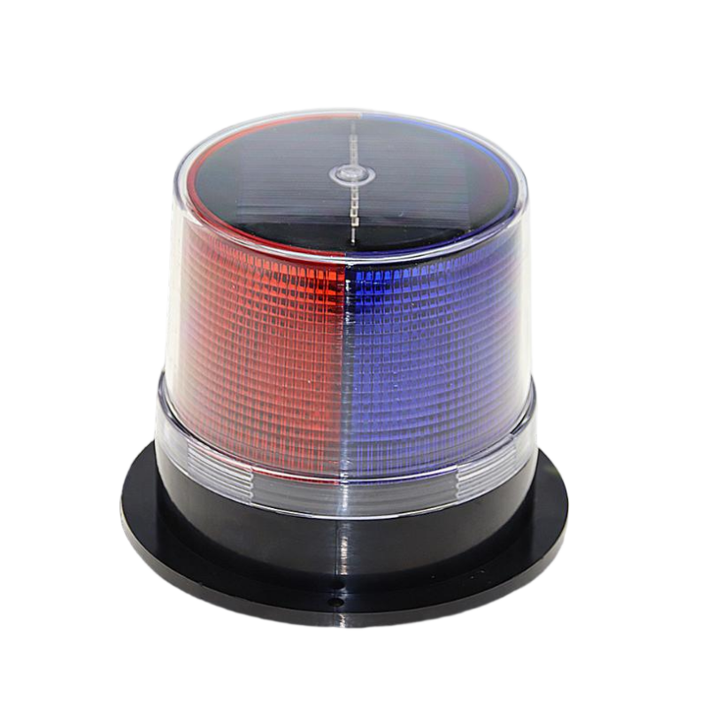 羚翎 LLBJQ-10 DC3.6V 3.6W IP66 磁吸式太阳能警示灯(计价单位:个)红蓝色