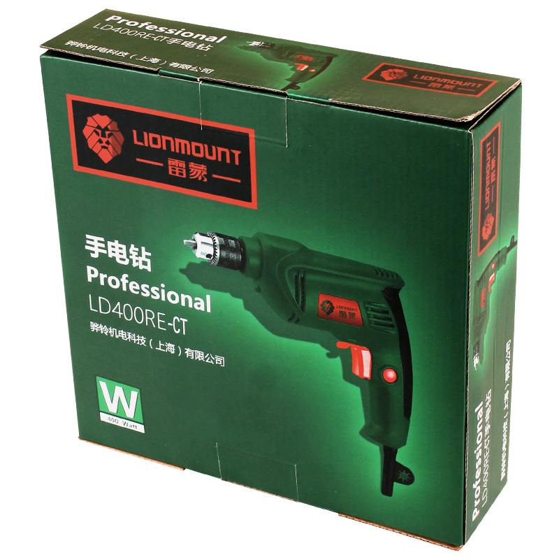 [苏宁自营]雷蒙 400W家用电钻手枪钻手电钻工具套装 LD400RE-CT5