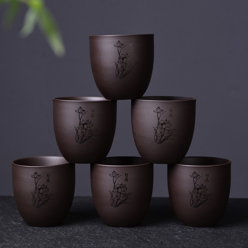 复古整套原矿紫砂提梁壶功夫茶具套装家用泡茶壶茶杯冷水壶大容量 《舍得》紫砂单提梁壶