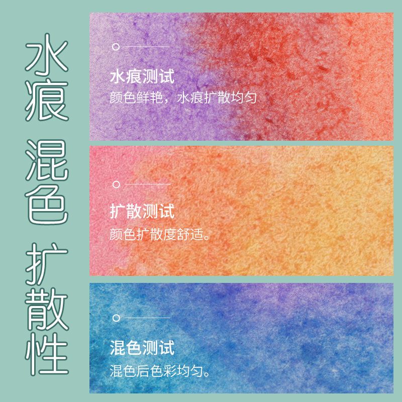 青竹固体水彩颜料套装36色初学绘画工具套装学生手绘便携儿童