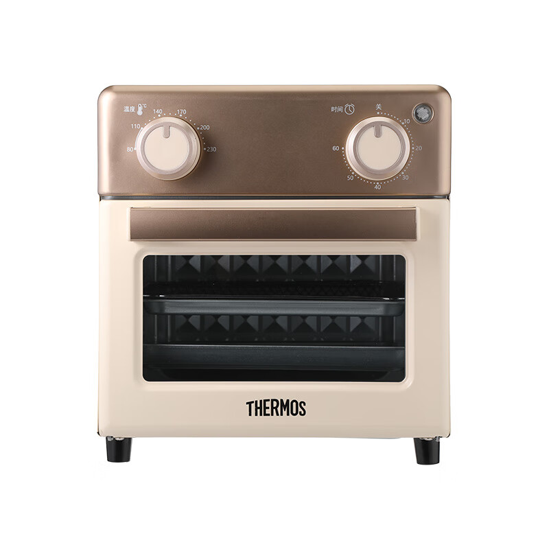 膳魔师(THERMOS)家用免翻面全触控空气炸锅 8L EHA-5104A高清大图