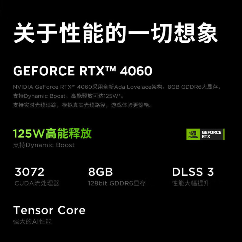 联想拯救者R7000 2023新款 游戏设计本笔记本电脑 R7-7840H/16G/512G固态/4060-8G/15.6英寸 黑 高刷新高色域屏学生网课 苏宁自营旗舰