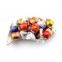 瑞士进口Lindt 瑞士莲 软心精选 焦糖牛奶黑巧力白巧克力(混合口味39粒 500g 1斤装)零食结婚情人礼物