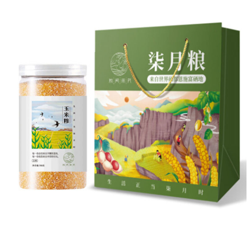 陇间柒月 富硒杂粮 高山种植玉米糁700g