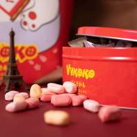 VVKOKO福万招彩猫混合味软糖300g*1 苏宁自营零食休闲水果软糖果马来西亚进口零食过年铁罐礼盒装网红喜庆糖果
