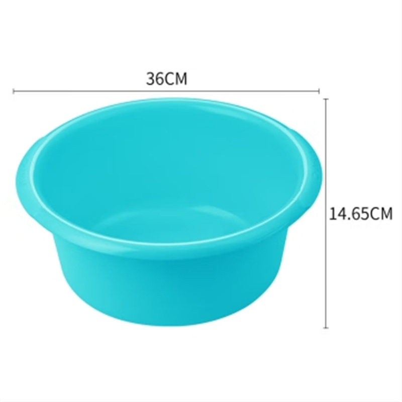 茶花(CHAHUA) 洗脸盆大号加深洗脚盆泡脚盆洗菜盆36cm(单位:个)颜色随机发货高清大图