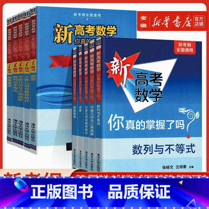 [10册套装]新高考数学+练习册 全国通用 [正版]2024新版 新高考数学你真的掌握了吗圆锥曲线数列与不等式平面几何立高清大图