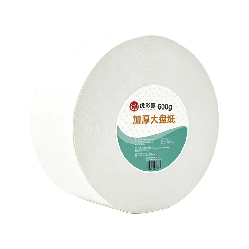 优彩嘉 大盘纸 600g 4层加宽加厚 12卷 DPZ03-1 箱高清大图