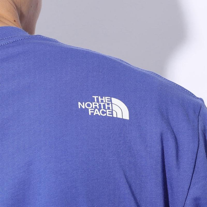 THE NORTH FACE/北面运动速干男款短袖T恤简约Logo棉涤纶拼接弹力