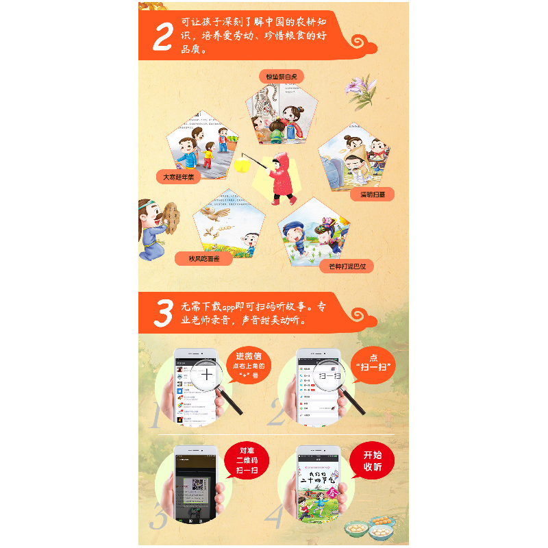 正版新书]我们的二十四节气(共4册)瑞雅婴童创智中心 编绘 著978高清大图