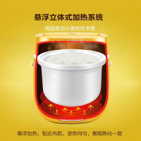 天际(TONZE)电饭煲1L陶瓷内胆煮粥煮饭煲汤智能预约电饭锅瓷胆煮粥煲汤煮饭高颜值 柴火饭热饭煲仔饭FD10B-W