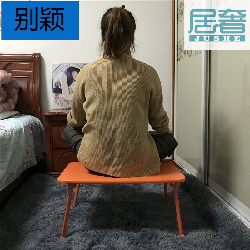 别颖居奢电脑做桌家用儿童可折叠书桌学生简约床上桌迷你懒人桌宿舍