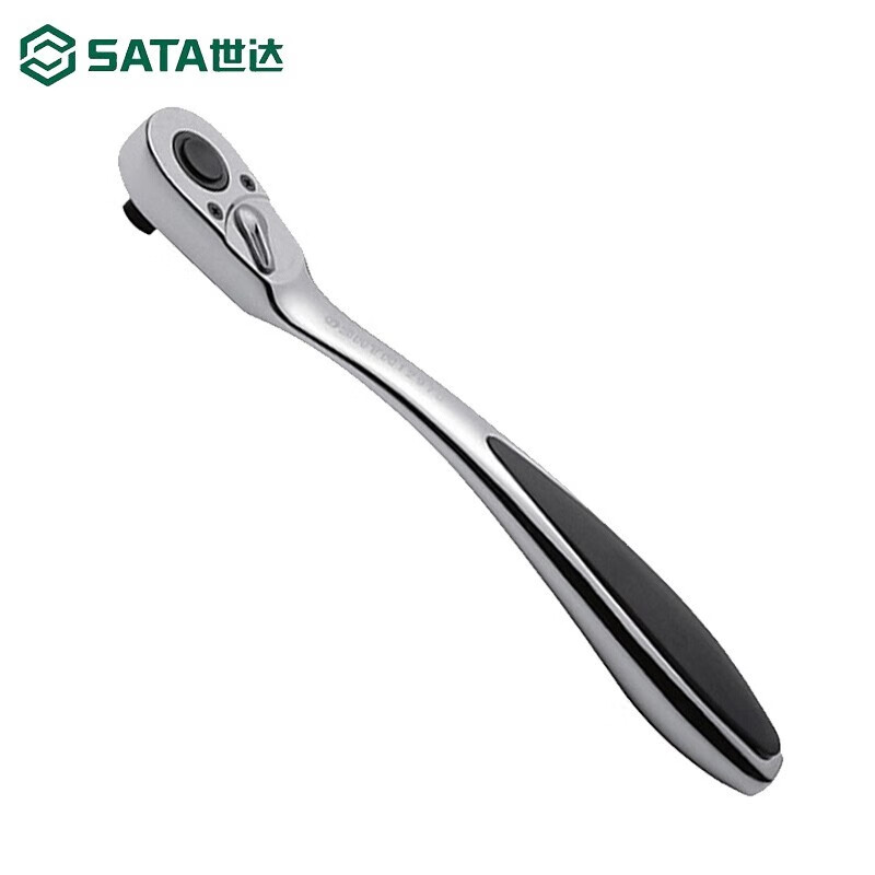 世达(SATA)12.5MM系列超薄型曲柄棘轮扳手汽车维修13970(10英寸)高清大图