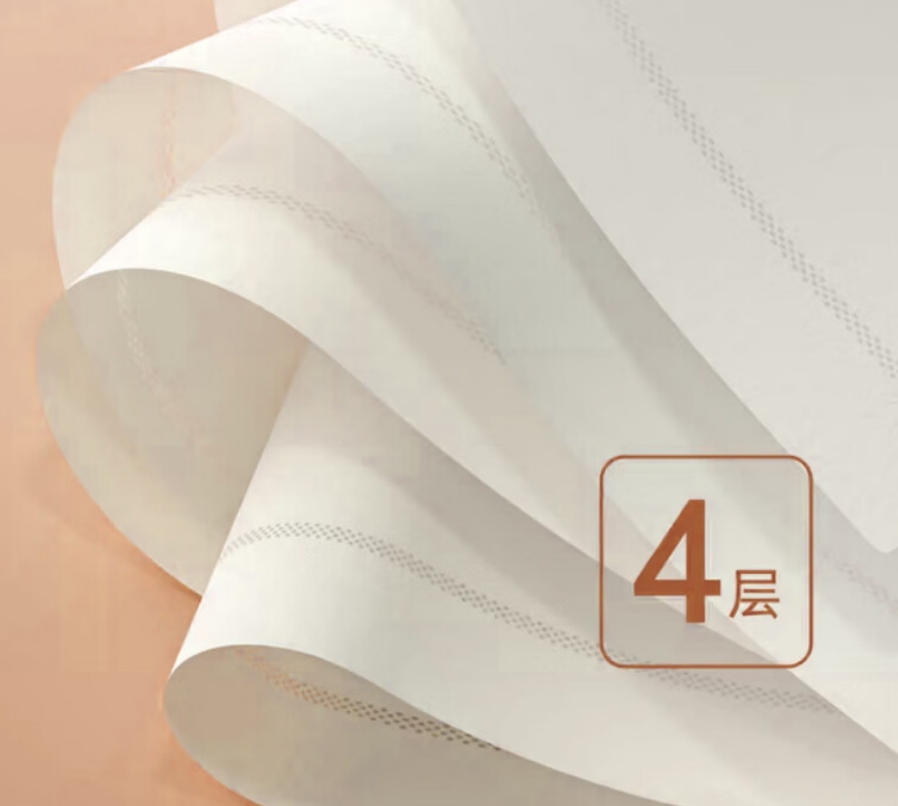 隆力奇抽纸面巾纸4层*75抽(6包)/袋高清大图