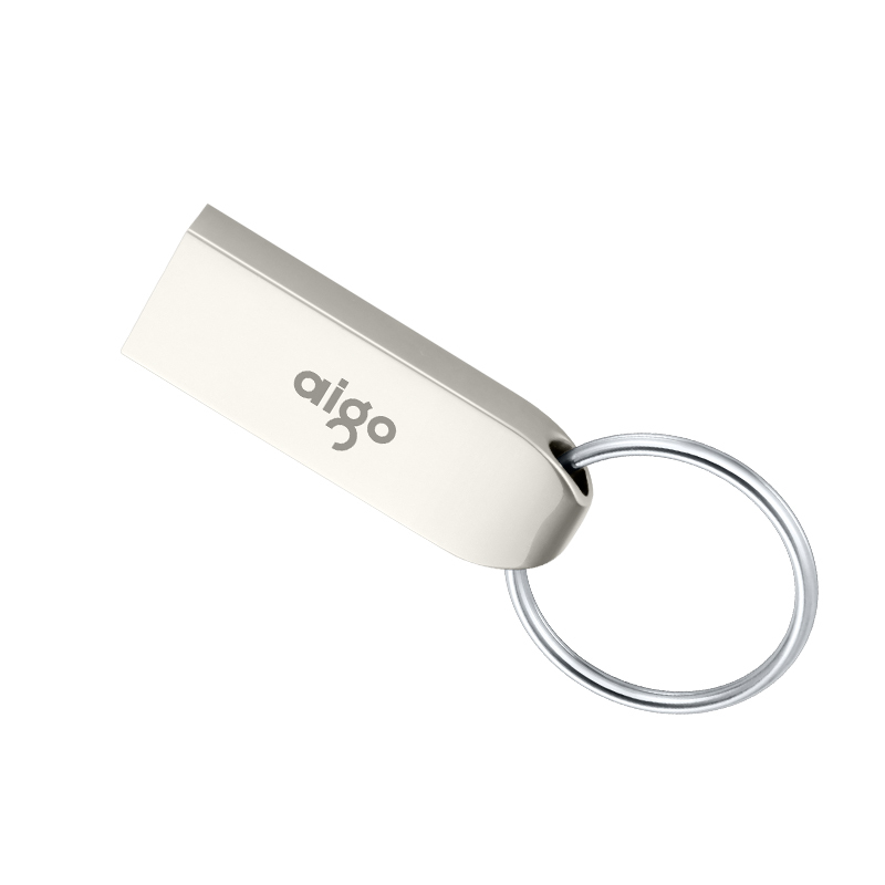 爱国者(aigo)U268 64GB USB2.0 U盘 迷你款 金属车载U盘