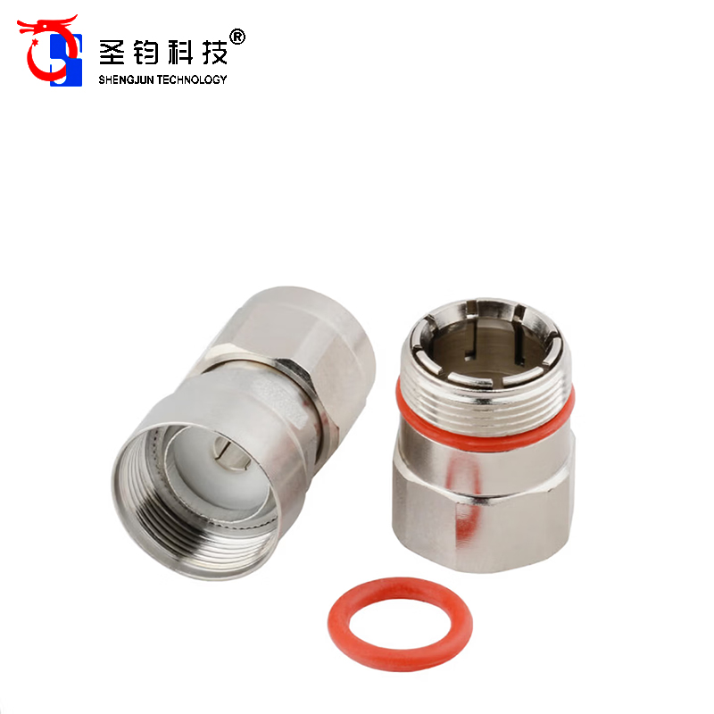 圣钧科技SHENGJUN TECHNOLOGY 1/2馈线接头 N型公头+个高清大图