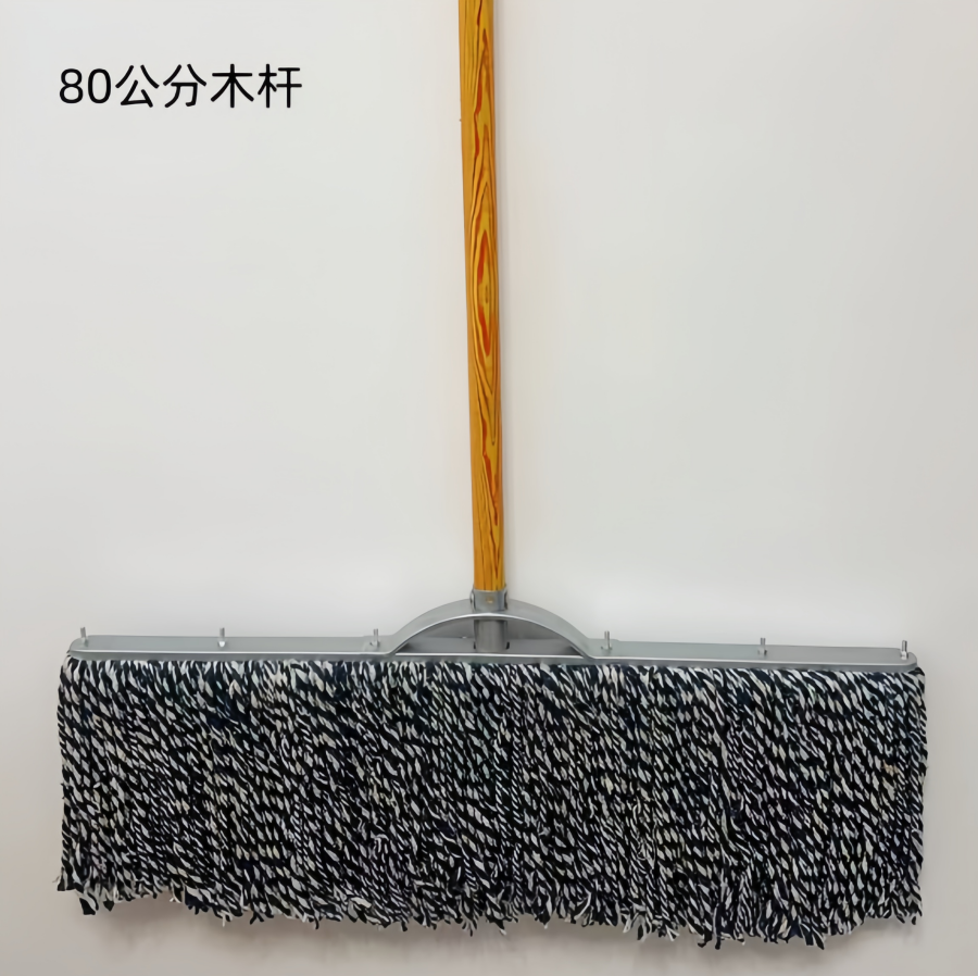 老式墩布棉线拖把 80cm宽+木杆