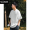 HLCOMANBDLS CityBoy日系休闲宽松纯色印花短袖T恤男夏季新款圆领上衣男