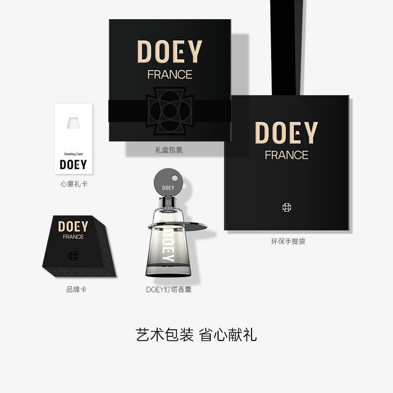 多以/DOEY 法国高定灯塔无火香薰凌晨3点#无名之夜160ml礼盒高清大图