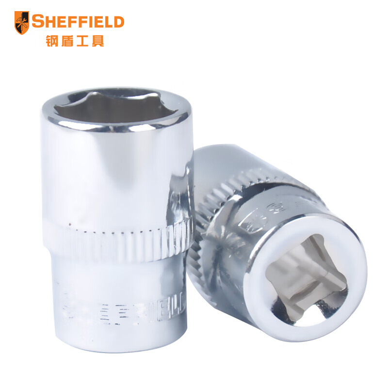 钢盾(SHEFFIELD) S010114 6.3mm系列公制6角标准套筒14mm【家用】