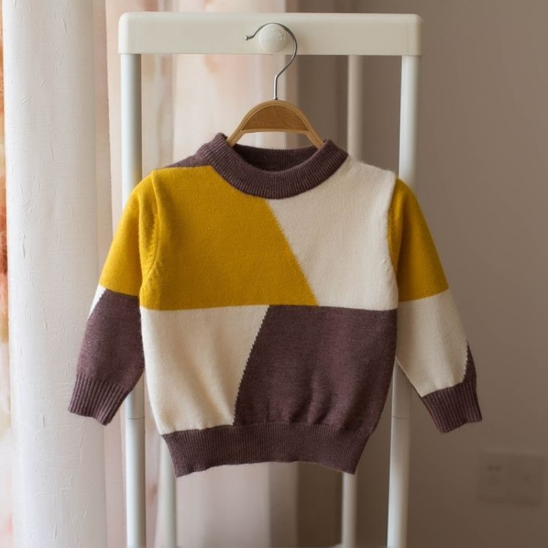 佐丹曼男宝宝毛衣套头1234岁男童针织线衣秋冬半高领婴儿冬装韩版潮5