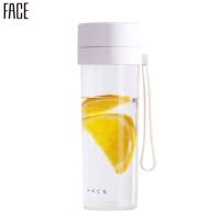 Face便携塑料水杯 KP45A 450ml Tritan材质 带茶隔塑料杯 男女夏季简约水杯 学生便携泡茶杯户外随手杯