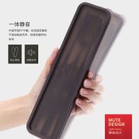 304不锈钢筷子勺子可爱便携餐具三件套装单人学生外带收纳餐具盒 便携收纳盒