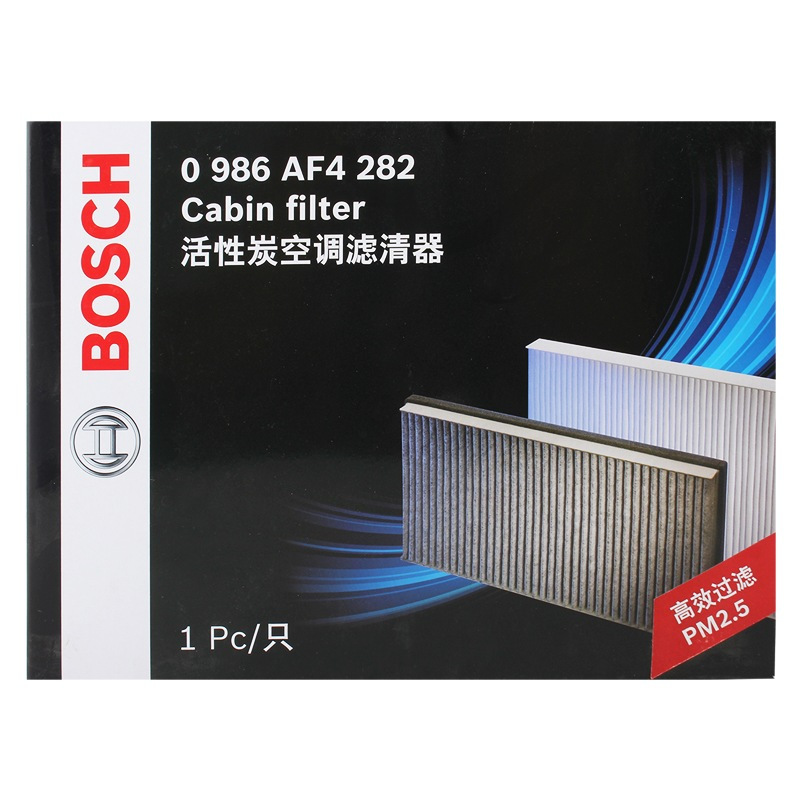 博世（BOSCH）0986AF4282 PM2.5活性炭空调滤清器（颐达1.6L/骊威1.6/轩逸/NV200）