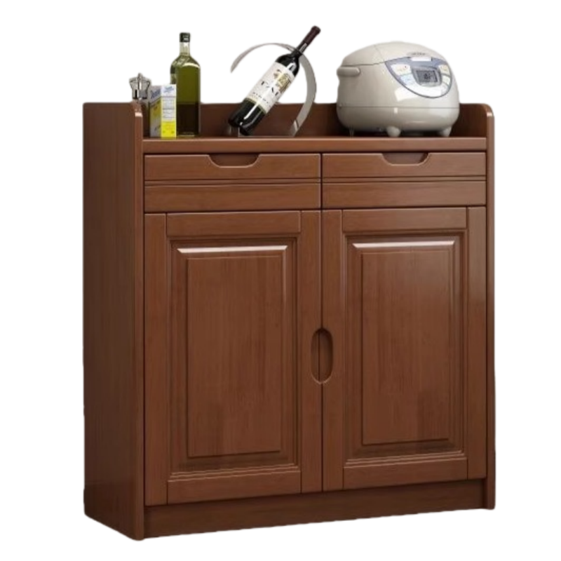 智叶舟实木茶水柜83*40*90cm台高清大图