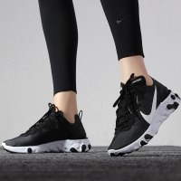 Nike/耐克女鞋REACT 55高桥盾网布透气运动跑步鞋 BQ2728-003-007
