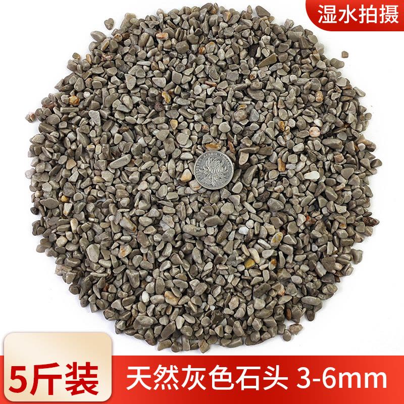 彩石多肉盆栽铺面石子鹅卵石鱼缸造景底砂种花装饰五彩小石头图片