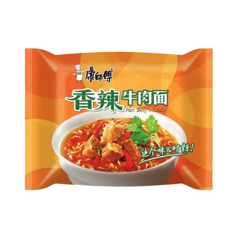 康师傅泡椒牛肉面 袋装105g高清大图