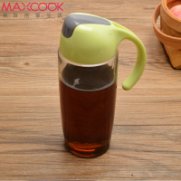 MAXCOOK 美厨 自动开合 500ML绿色防漏不挂油玻璃油壶 厨房家用塑料油罐酱油瓶醋壶大号 MCPJ516