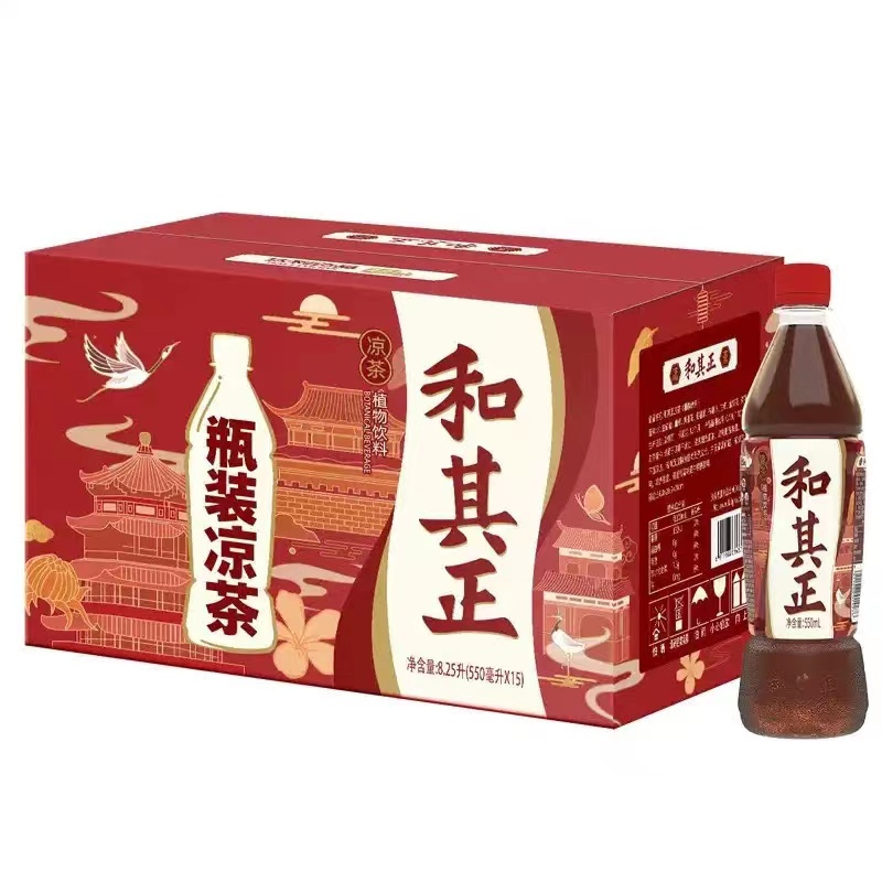 达利园和其正凉茶500ml*15瓶草药植物整箱聚会家庭量贩