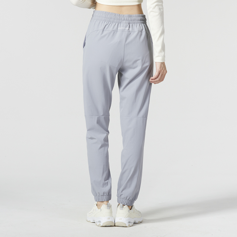 Skechers斯凯奇女裤新款运动休闲舒适梭织长裤P223W070-002A ZP