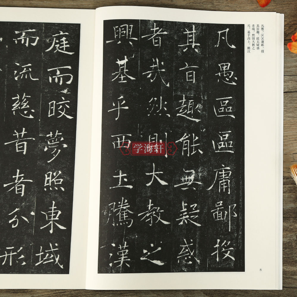 [正版]学海轩 褚遂良雁塔圣教序中国古代法书选 历代碑帖楷书毛笔字帖软笔碑帖临摹释文解析简体旁注魏文源编高清大图