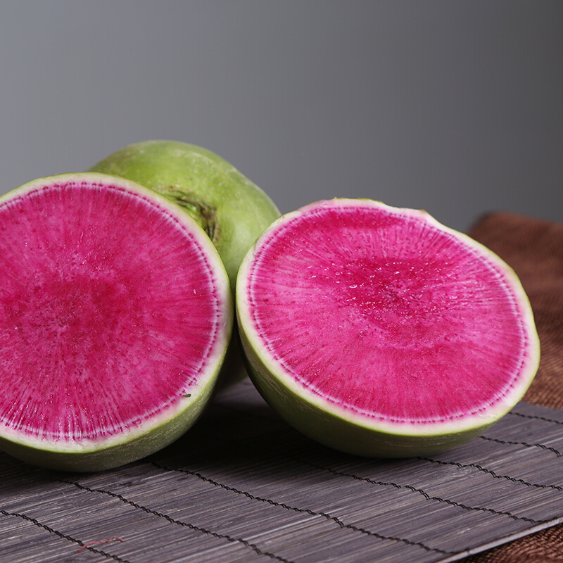 5kg 满堂红萝卜绿皮红心胭脂水果萝卜