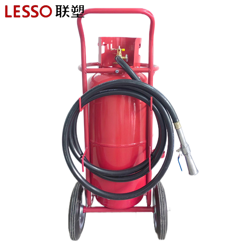 联塑推车干粉灭火器 35KG(MFT/ABCE35)高清大图